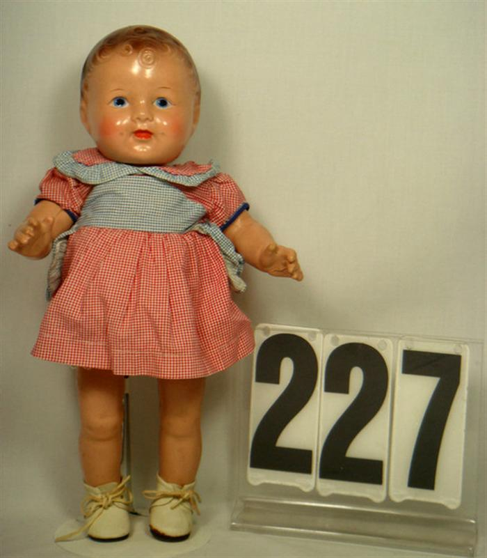 Vintage composition Dionne Quint Clone 14 inches tall Not marked