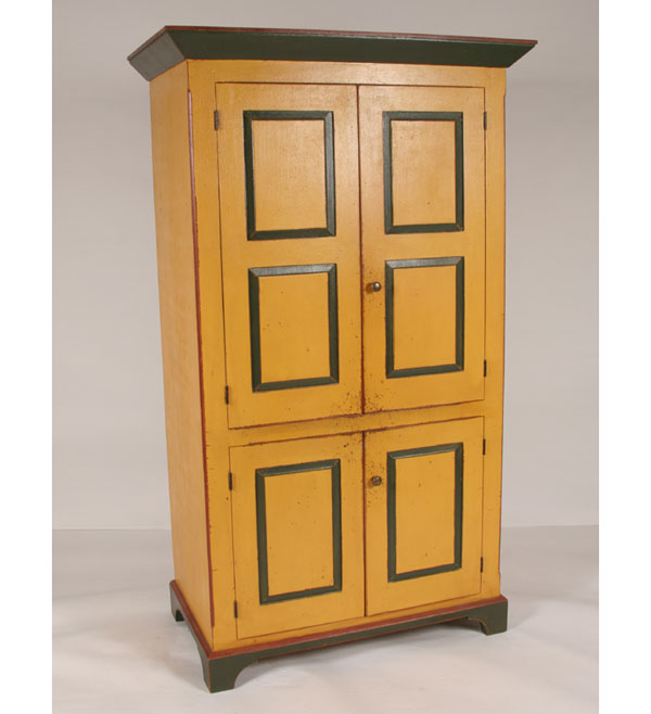 David Smith painted blind door cabinet cupboard Ohio custom made