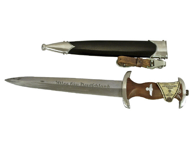 German WWII NSKK dagger Near mint RZM marked with original