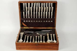Durgin Partial Sterling Silver Flatware Service Durgin partial sterling silver
