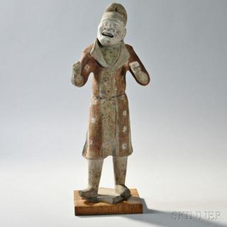 Pottery Figure of a Foreign Groom China Tang dynasty figure