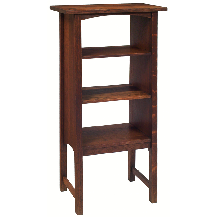 Gustav Stickley magazine stand 72 Harvey Ellis influence rectangular top