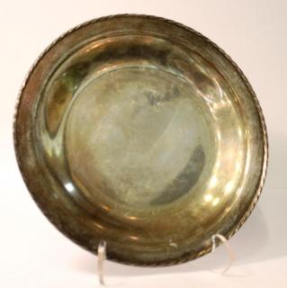 Towle Sterling Silver Flutes Tray ca 1940s Sterling silver the