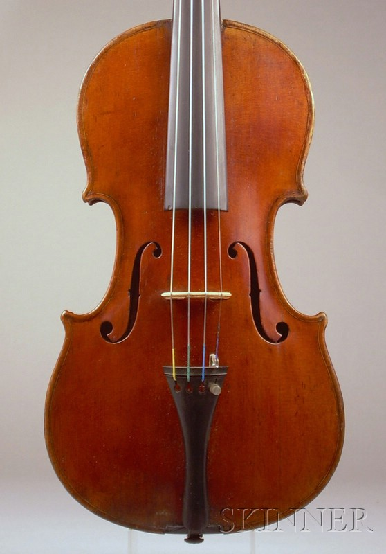 German Violin Johann Reiter Mittenwald c 1900 labeled JOH REITER