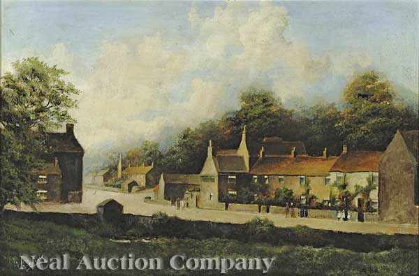 William Highfield English 19th c Hathersage Village Derbyshire c 1900
