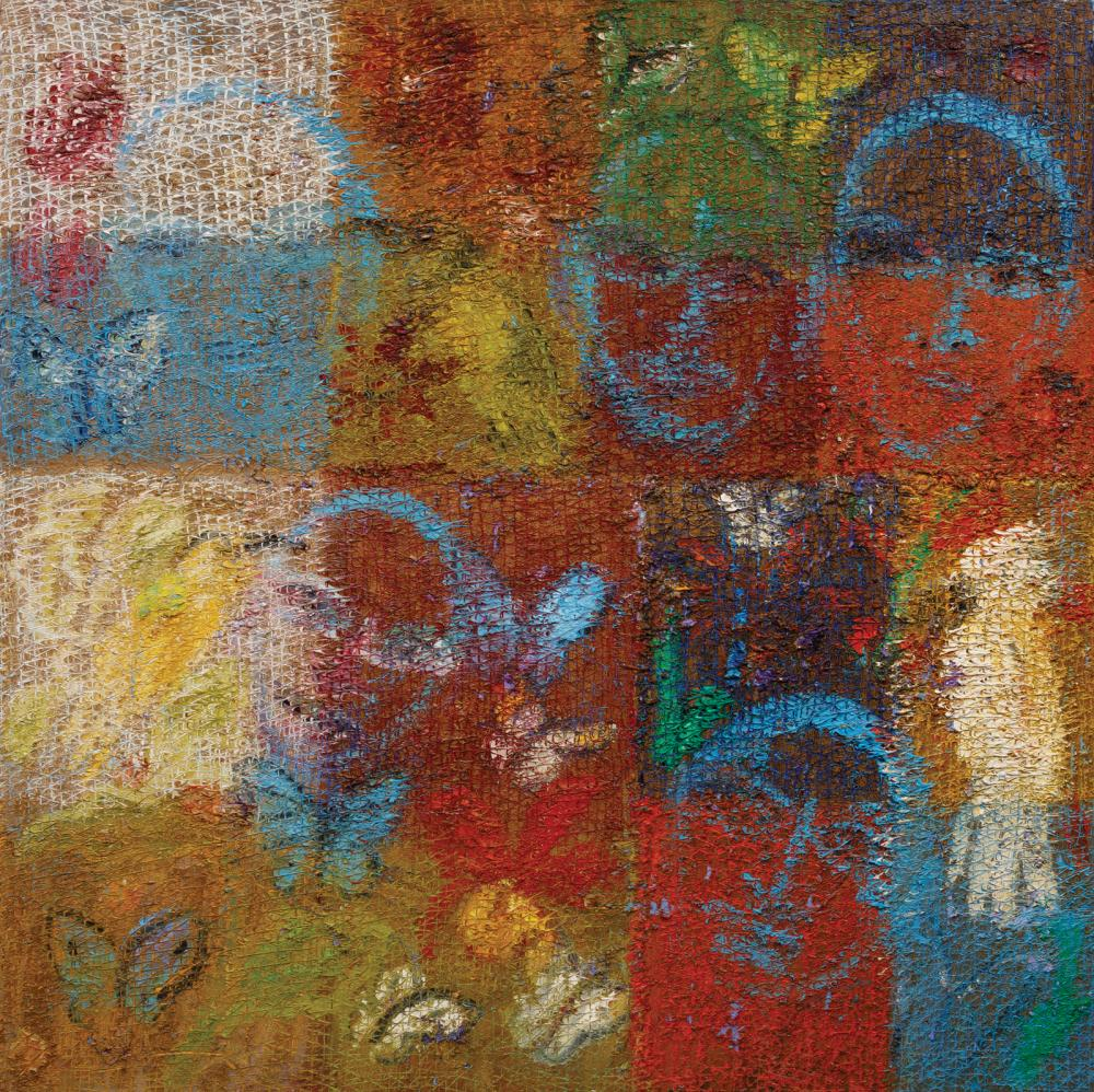 Hunt Slonem American Louisiana b 1951 Cockatoos Siddahs 2002 oil