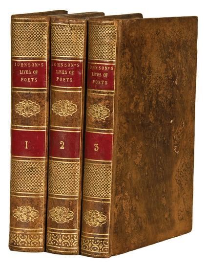 JOHNSON Samuel 1709 1784 The Lives of the English Poets