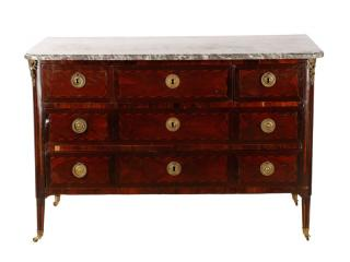 Italian Neoclassical Inlaid Commode 19th C Italian early 19th century