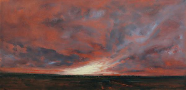 DAVID MELBY 1942 2014 OIL ON ARTIST S BOARDDavid A