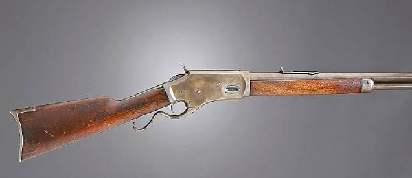 A Whitney Kennedy large frame lever action rifle Serial no