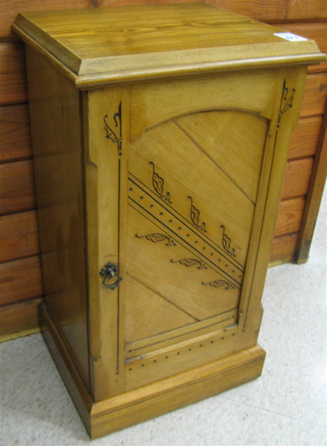 ASHWOOD BEDSIDE CABINET Victorian Aesthetic Movement English late 19th century