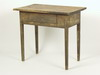 WORK TABLE Late 18th C country Hepplewhite single drawer work