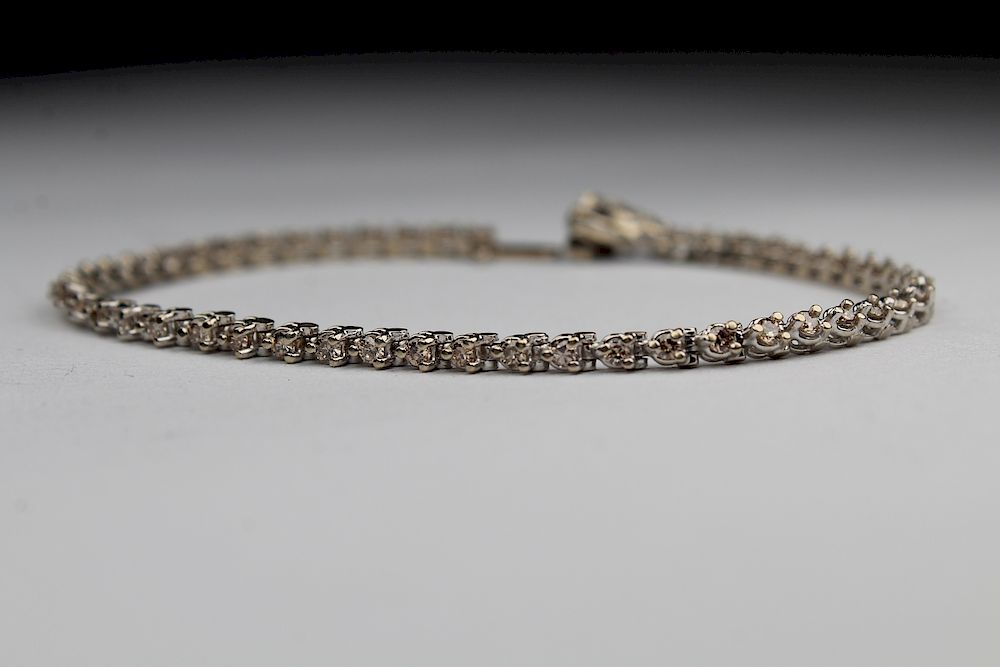 14K White Gold Diamond Bracelet 14K White Gold Diamond Bracelet