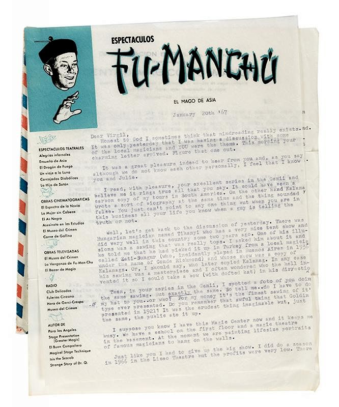 Fu Manchu TLS to Virgil Fu Manchu David Bamberg Fu