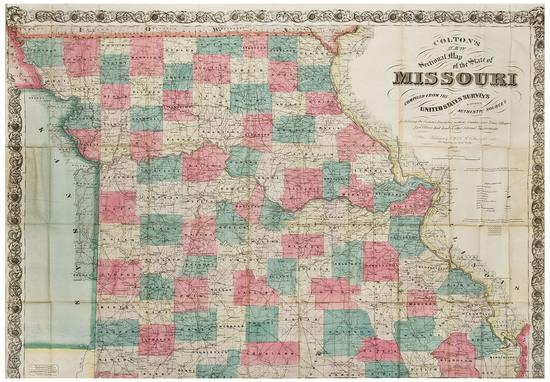 MAP COLTON S W and C B Colton s New