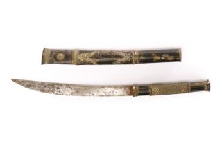 Burmese Dha Sword Filigree Ornament Burmese first quarter of 20th