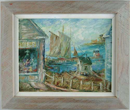 CHARLES E WILLETTE American 1899 1979 SKETCH MADE AT STONINGTON