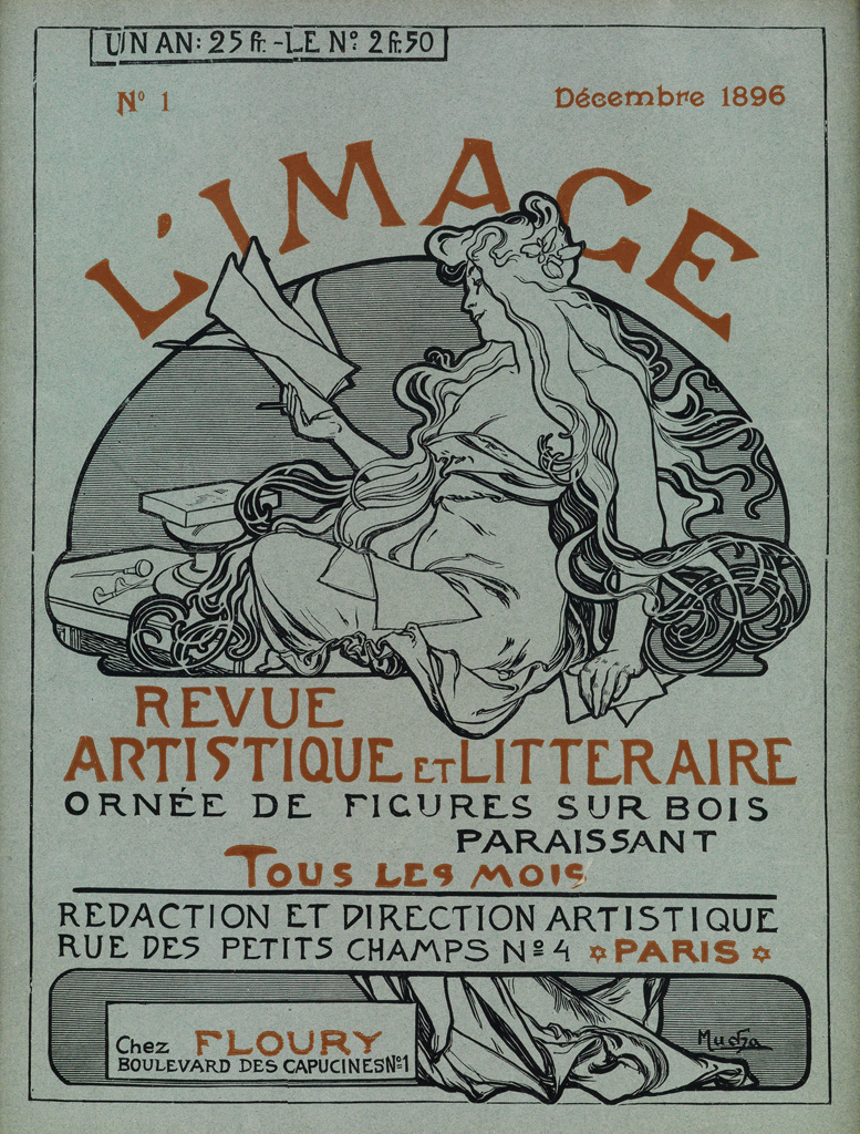 ALPHONSE MUCHA 1860 1939 L IMAGE REVUE ARTISTIQUE ET LITTERAIRE