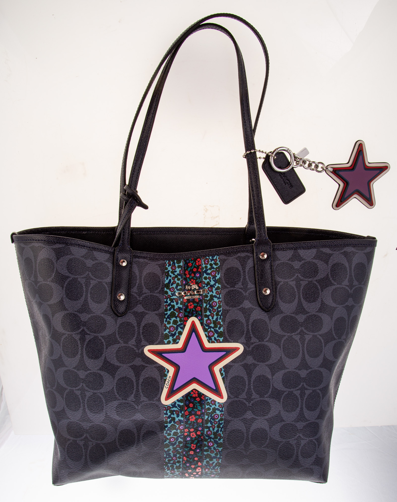 COACH STORYPATCH COATED CANVAS HANDBAG serial C1777 F59526 11 1