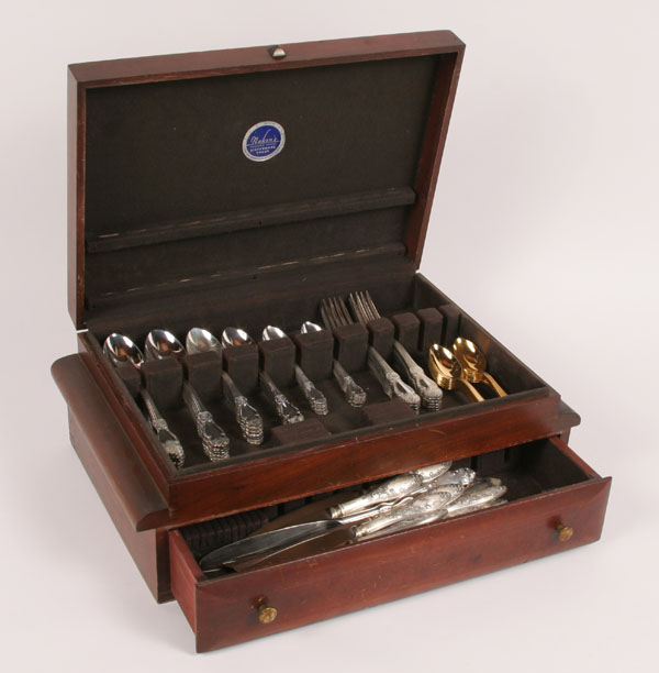 Flatware set Soviet Russian mfg 56 pcs well marked plus
