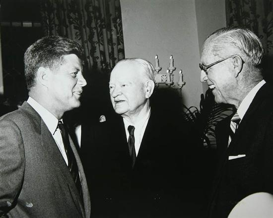 GROUP OF SILVER GELATIN PRINTS AND ORIGINAL PHOTOGRAPHS OF PRESIDENT