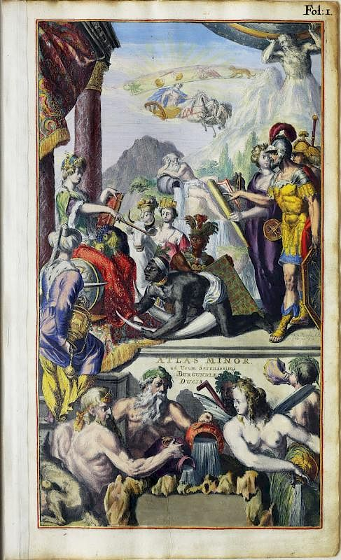 Title Page of Covens Mortier Atlas Minor Title Page of