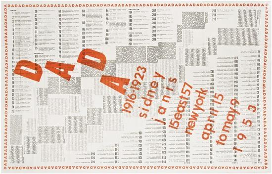 Marcel Duchamp 1887 1968 Poster for Exhibition DADA 1916 1923