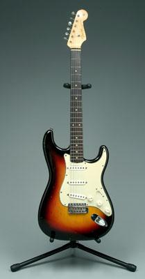 Fender 1962 Stratocaster guitar serial No 79724 head stock marked