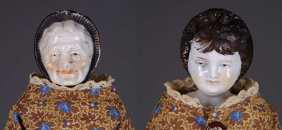 11 TWO FACED CHINA This rare two face china symbolizing