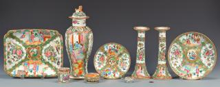 Assorted Rose Medallion Porcelain Assorted Chinese porcelain most in the