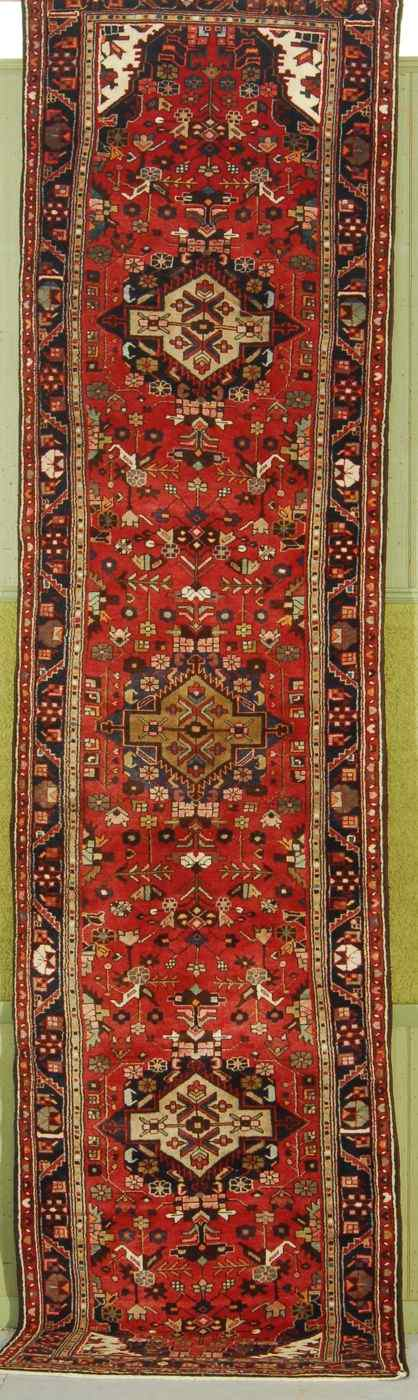 ORIENTAL RUG MALAYER RUNNER3 8 x 14 7 Three dark