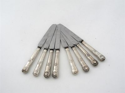 By Paul Storr a set of 6 George III hourglass