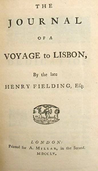 FIELDING HENRY 1707 1754 The Journal of a Voyage to