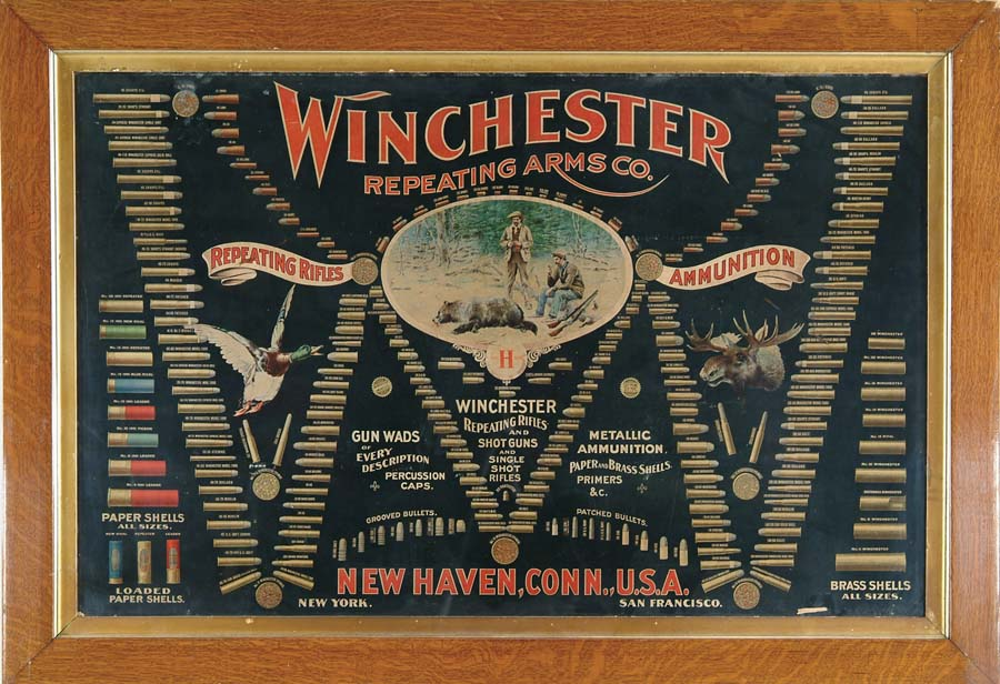 WINCHESTER MODEL 1902 DOUBLE W CARTRIDGE BOARD A cartridge board