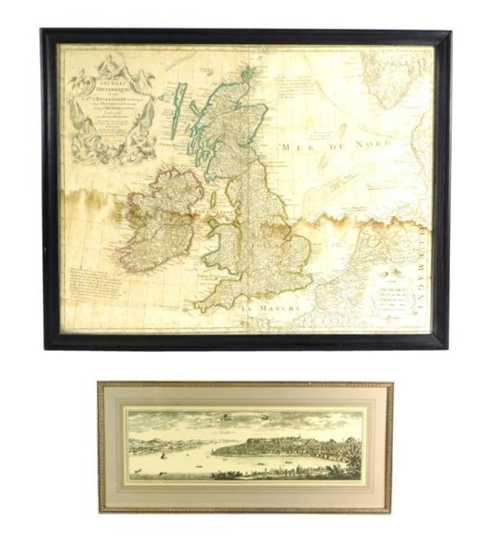 MAPS Two Maps Guillaume Delisle French 1675 1726 Les Isles