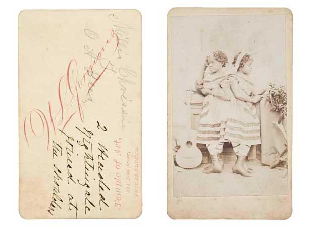 SIGNED BY SIAMESE TWINS MILLIE CHRISSIE MUSIC Millie Christine 2