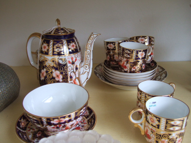 A collection of Royal Crown Derby 20th century including teapot