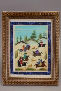Battle Scene on Bone India Battle Scene on Bone India