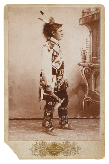 WESTERN PHOTOGRAPHS Group of 7 cabinet cards of American Indians