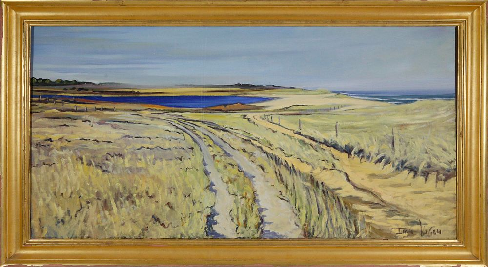Illya Kagan Oil on Canvas White Goose Cove Illya Kagan