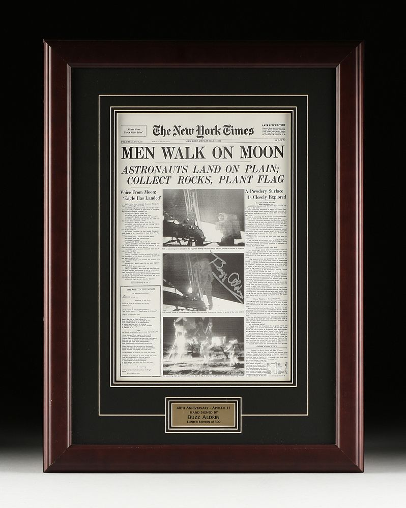 A BUZZ ALDRIN NASA ASTRONAUT AUTOGRAPH 40th Anniversary Apollo 11