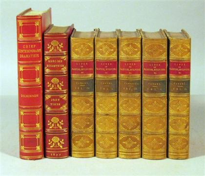 7 vols Leather Bindings Vasari Giorgio Lives of The Most