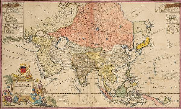 Maps amp Travel Literature Map of Asia London for Herman