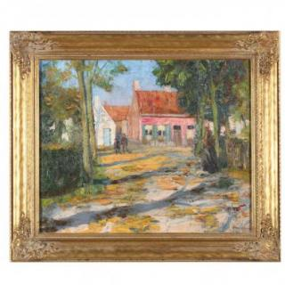Ren Olivier French 19th 20th century Early Morning View oil