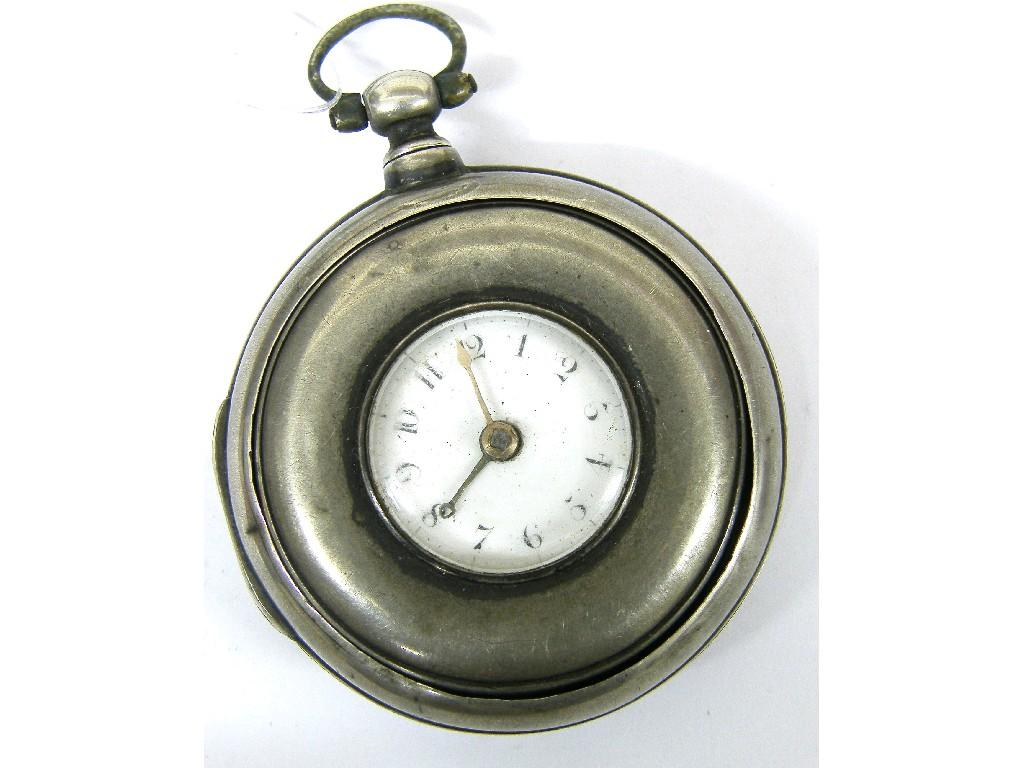 18ct keyless lever pocket watch hallmarked London 1879 gilt half