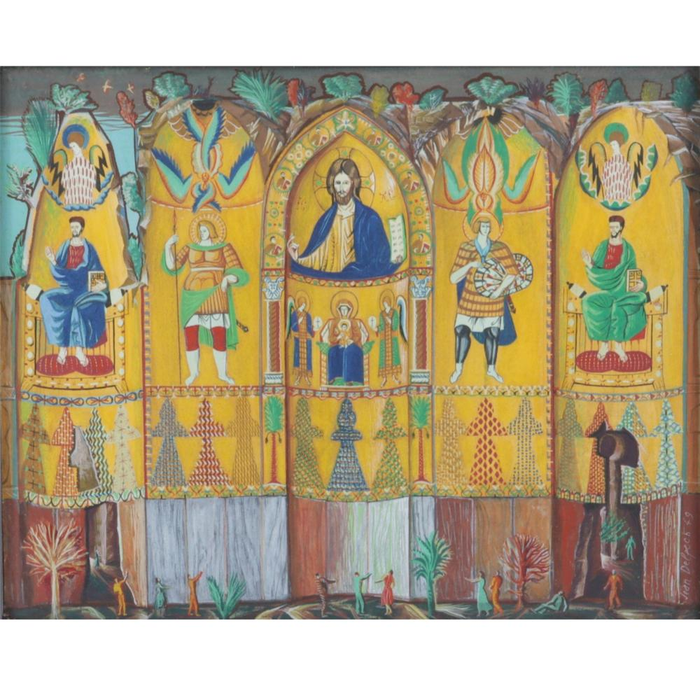 Jean Delpech France 1916 1988 Montreale 49 gouache on paper