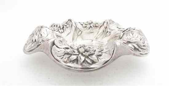 An American Sterling Silver Bowl Mauser Manufacturing Co of circular