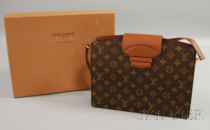 Louis Vuitton Monogrammed Leather Handbag in original box