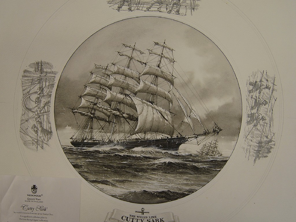 Lots 469 474 are original painted designs for collectors plates