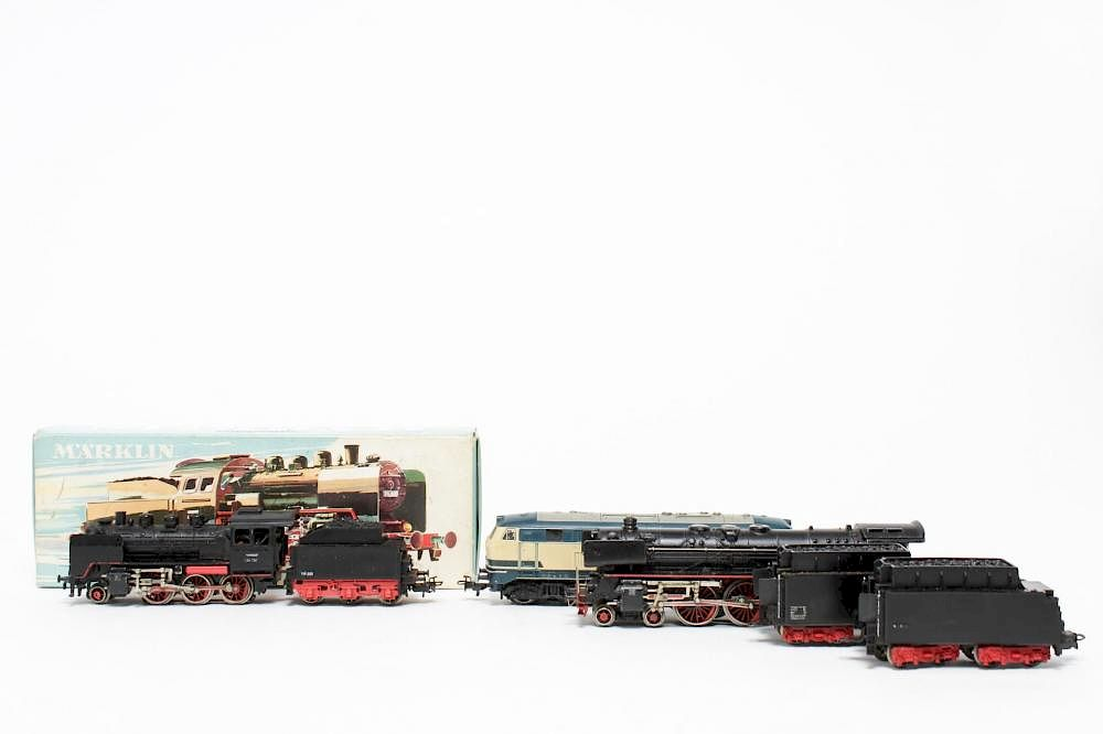 Marklin West Germany Model Trains Group of 4 Marklin West